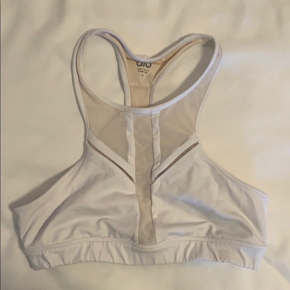 ALO Yoga Other - Alo Yoga White Mesh Sports Bra